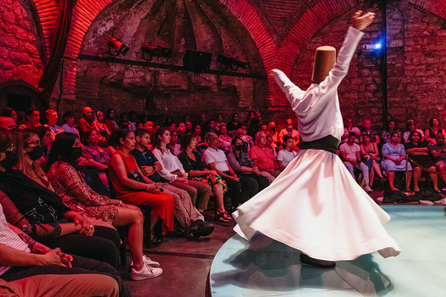 Istanbul: Hodjapasha Whirling Dervishes Show & Exhibition - What you will actually see: the whirling dervishes and the spiritual pacing