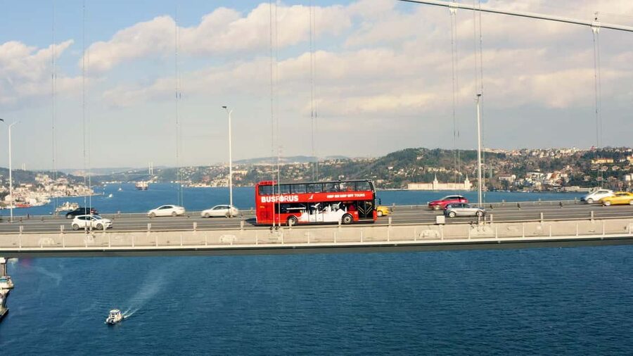 Istanbul: Hop-On Hop-Off Sightseeing Bus with Audio Guide - What you actually get on board: audio, route map, and comfort extras