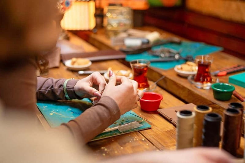 Istanbul: Leather Crafting Workshop with Snacks and Drinks - Key points before you try this leather wallet workshop