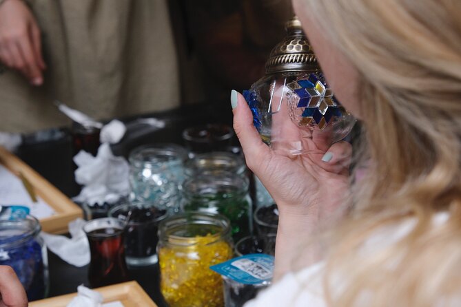 Istanbul Mosaic Lamp Workshop in Grand Bazaar - What you make: A Turkish mosaic lamp souvenir