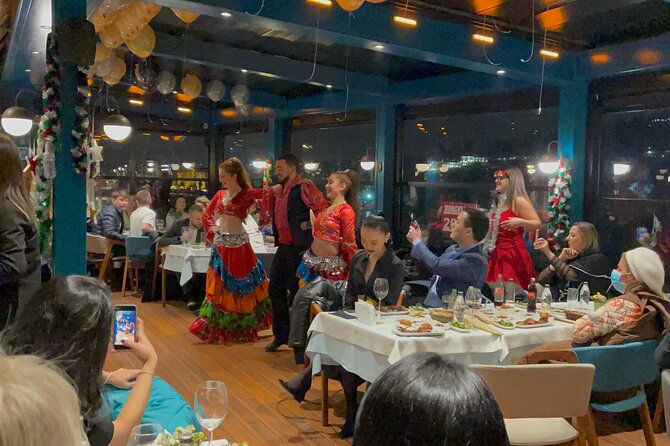 Istanbul New Year's Eve 2027 Dinner and Party Cruise on Bosphorus - Bridges and fortresses: Rumeli Fortress to Fatih Sultan Mehmet Bridge
