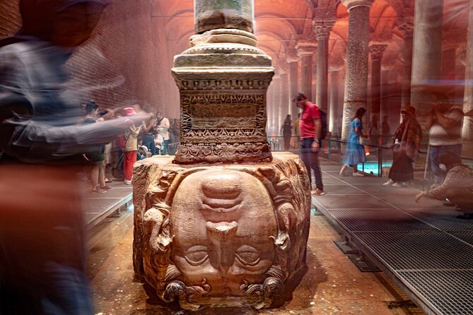 Istanbul Old City: Basilica Cistern - Blue Mosque - Grand Bazaar - Basilica Cistern: the marble forest moment