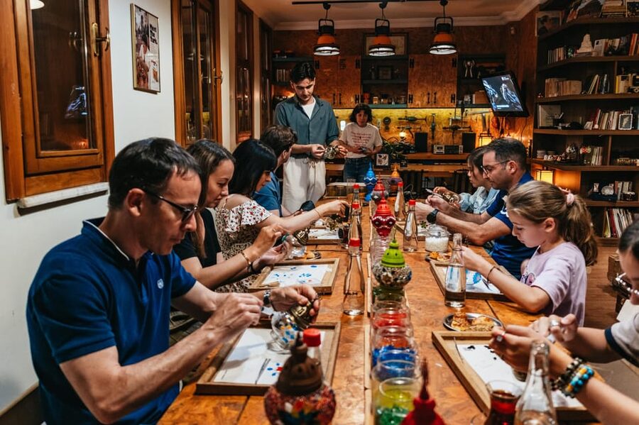 Istanbul:Original Turkish Mosaic Lamp Workshop w/ Snacks - Turkish mosaic lamps in Istanbul: what you make, and why it feels different
