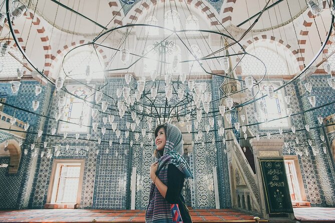 Istanbul Ottoman Empire Tour (Private & All-Inclusive) - Rustem Pasha Mosque: Iznik tile focus in a quieter stop