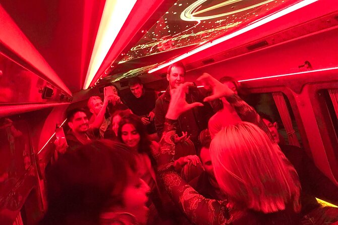 Istanbul Party Pub Crawl with Party Bus in Sultanahmet and Taksim - The 11:00 pm party bus run: shots on the way and a moving meetup