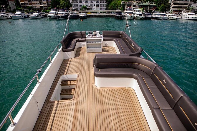 Istanbul: Private Bosphorus Tour On Luxury Yatch - Ortaköy Beach and the Bosphorus Bridge in one frame
