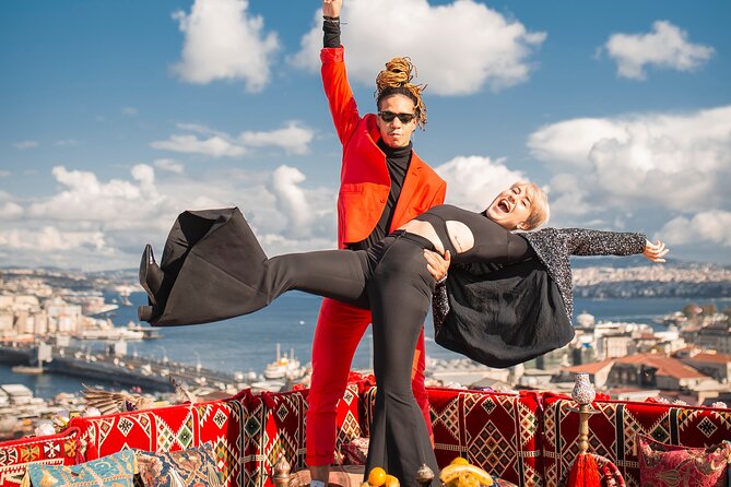 Istanbul Rooftop Photoshoot with Flying Dress - Short videos on your mobile: the bonus that feels immediate