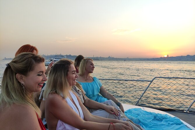Istanbul Sunset Cruise With Luxury Yacht On Bosphorus - European shore highlights: palaces, Ortaköy, and the long skyline