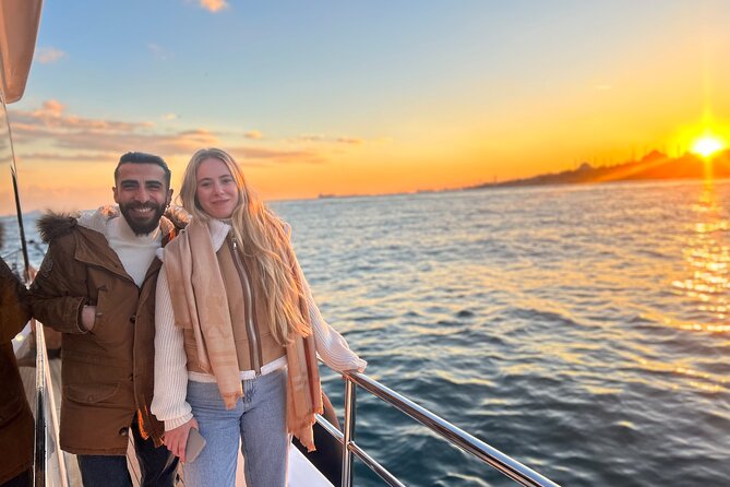Istanbul Sunset Yacht Cruise on the Bosphorus with Transfers - Maiden’s Tower: The Most Photographed Spot on the Strait