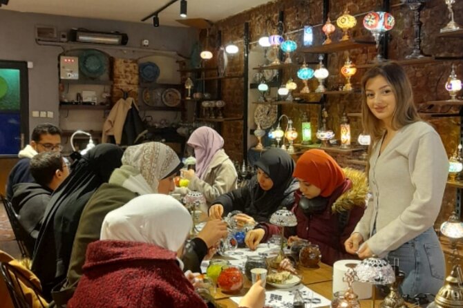 Istanbul Traditional Mosaic Lamp Workshop - Materials, Instructor Support, and Group Size That Matters