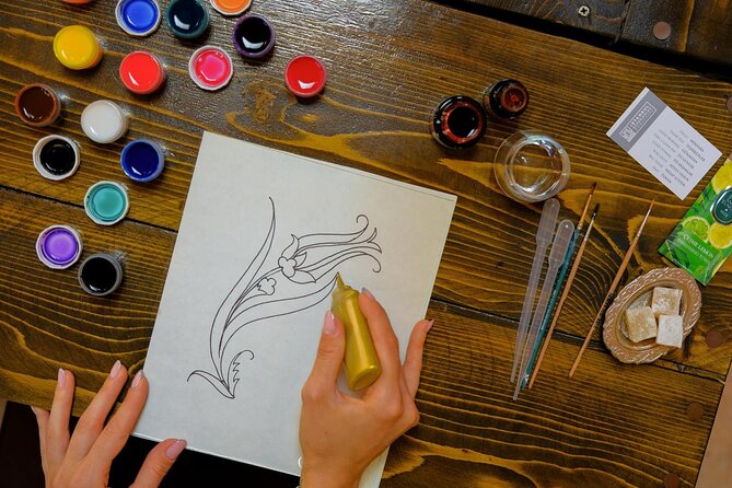 Istanbul: Traditional Stained Glass Painting Workshop - The 2-hour flow, from first colors to framed art