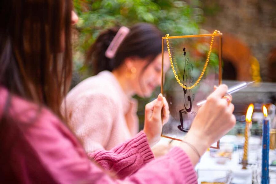 Istanbul: Turkish Calligraphy Workshop & Brass Framed Glass - Who should book this workshop (and who might not)