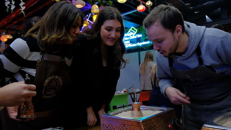Istanbul: Turkish Coffee Brewing on Sand + Gift Set - Taste Test: Traditional Turkish Coffee and Menengiç