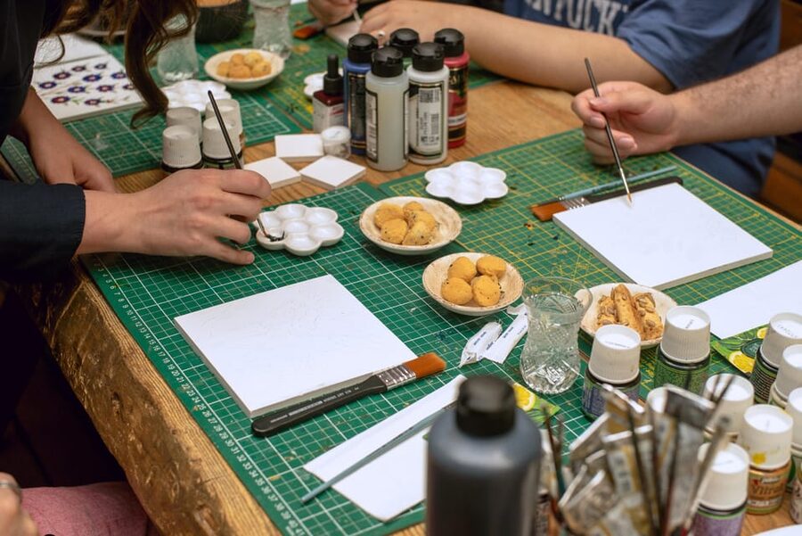 Istanbul: Turkish Tile Painting & Ceramic Workshop w/ Snacks - Choosing Your Design: Classic Motifs or Your Own Idea