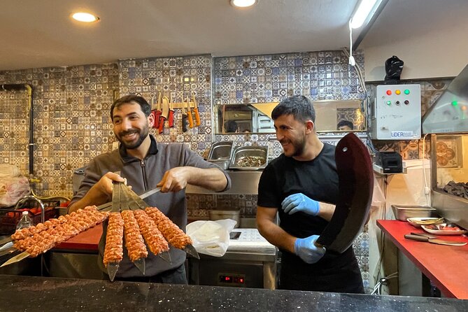 Kebab Crawl Istanbul - Kunefe for dessert, cheese and pistachio in shredded pastry