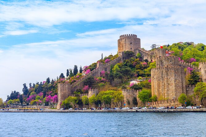 Luxurious Bosphorus Small Group Sunset Yacht Cruise with Snacks - Çırağan Palace, Feriye Palace, and Ortaköy Mosque, with the Bridge as the photo frame