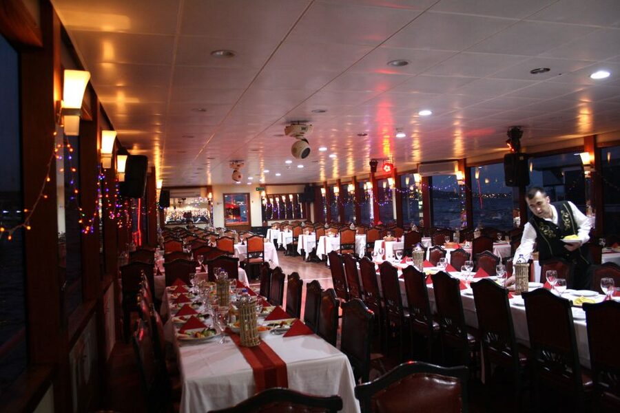 New Year Party on the Bosphorus dinner unlimited drinks inc. - Views During the Cruise: Palaces, Bridges, and Midnight Fireworks