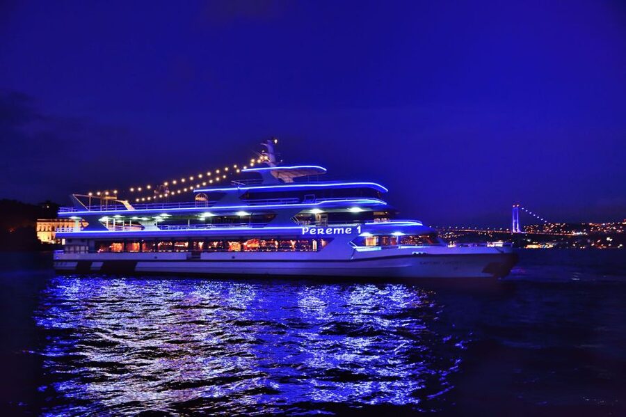 New Year Party on the Bosphorus dinner unlimited drinks inc. - Hotel Pickup and the Welcome Cocktail on Deck