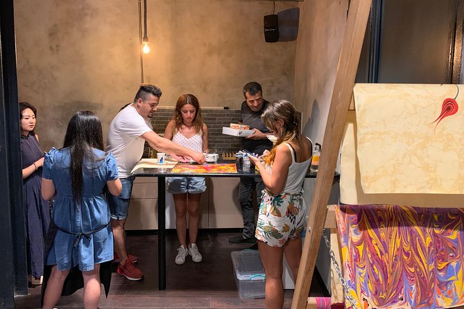 Once in a lifetime Experience: Turkish Marbling Art - The souvenir part: take-home tubes, photos, and a Certificate of Attendance
