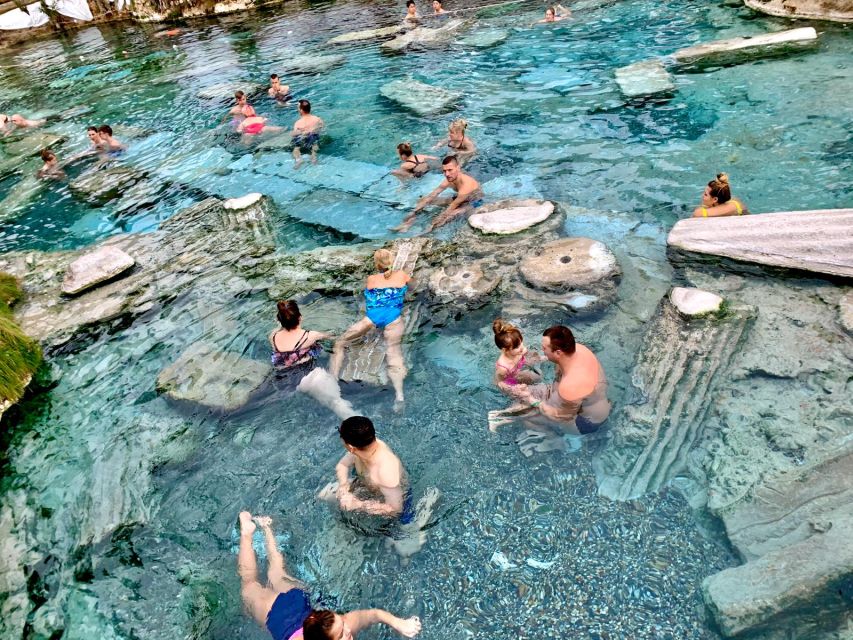 Pamukkale Day Tour With Flights and Transfers from Istanbul - Karahayit thermal springs: that red mineral look