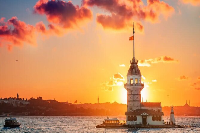 Private Yacht Istanbul Sightseeing or Special Occasion - Maiden’s Tower: 410 BC mentions, ship control, and today’s cafe views