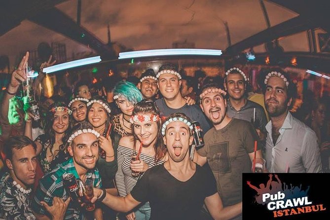 Pub Crawl Istanbul / Rooftop Clubs & Party Bus - Nevizade Finish Around 3 AM, and How to Get Home