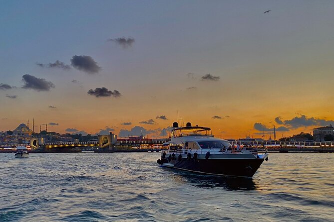 Scenic Bosphorus Sunset Cruise – 2.5 Hours of Luxury & Views - The Bosphorus Bridge: a giant engineering landmark over moving water