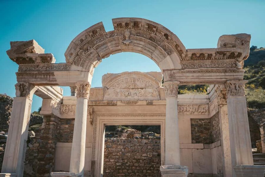 Small Group Tour Day Trip to Ephesus from Istanbul by Plane - Ephesus walkthrough: marble streets, Celsus Library, and the big visual wins