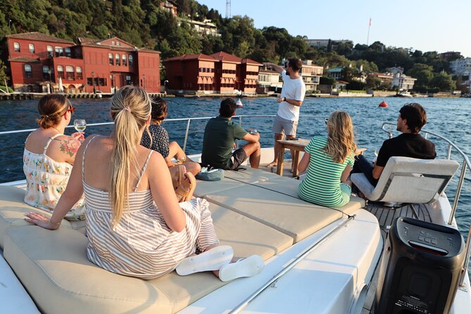 Small Group Yacht Tour With Unlimited Wine, Fruits & Mixed Nuts - Dolmabahçe Palace from the waterline: seeing grandeur in motion