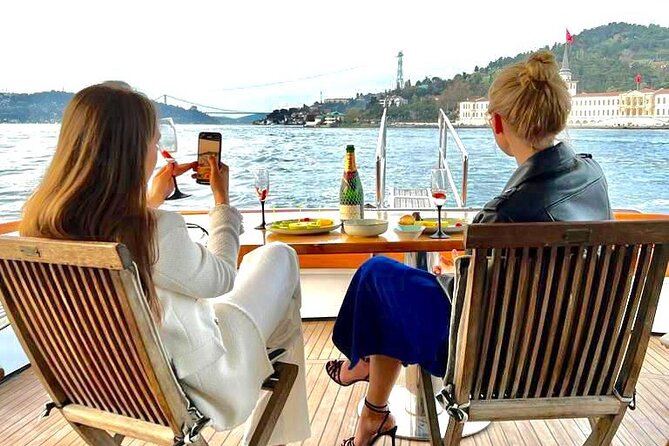 Sunset or Daytime Istanbul Guided Luxury Yacht Cruise with Snacks - Snacks, tea, and what you actually get to eat