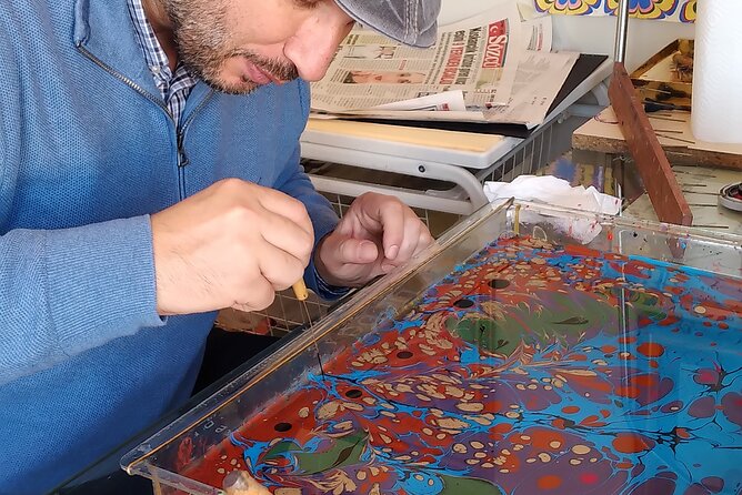 Turkish Marbling Paper Art Workshop - Private Ebru Lessons With Betül and Ali: What the Teaching Looks Like
