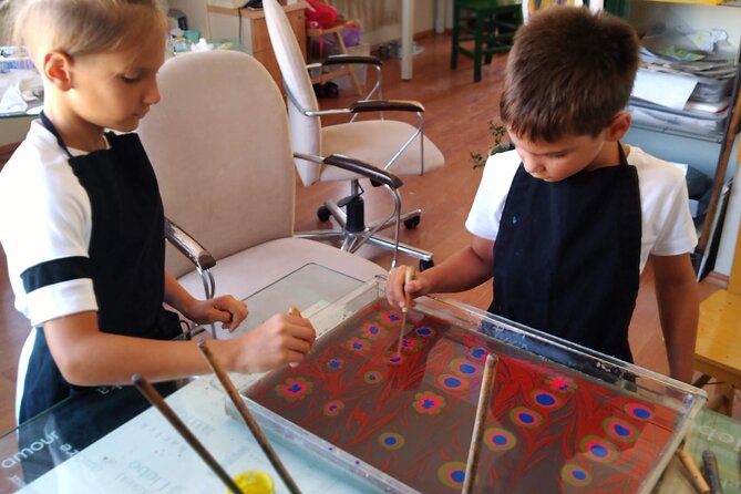 Turkish Marbling Paper Art Workshop - Making Your Designs and Taking Them Home