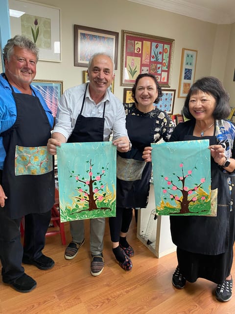 Turkish Marbling Paper Ebru Art Workshop - Drying Time and Picking Up Your Marbled Paper Keepsakes
